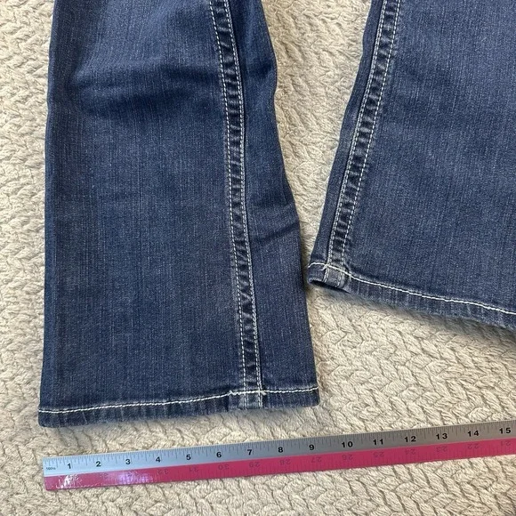 Ariat Jeans Womens 31 L (32x34) Tall Bootcut Mid Rise Western Outdoors Cowgirl - Picture 12 of 16